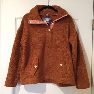 J. Crew Snap Collar  Sherpa